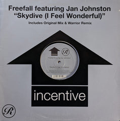 Freefall Featuring Jan Johnston : Skydive (I Feel Wonderful) (12")