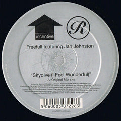 Freefall Featuring Jan Johnston : Skydive (I Feel Wonderful) (12")