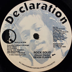 Devon Clarke (2) : Rock Solid (12", Single)