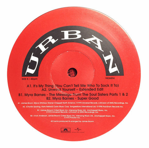 Marva Whitney / Myra Barnes : It's My Thing / The Message From The Soul Sisters (12", RE)