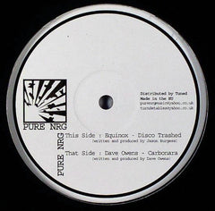 Equinox / Dave Owens : Disco Trashed / Carbonara (12")