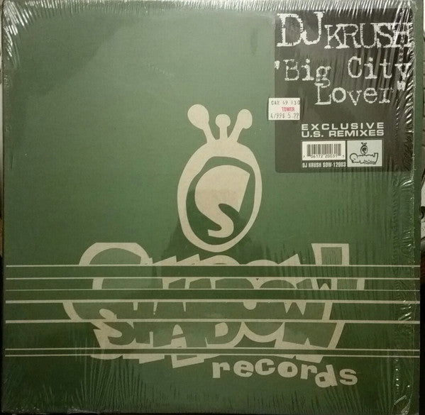 DJ Krush : Big City Lover (Exclusive U.S. Remixes) (12", Single, Whi)