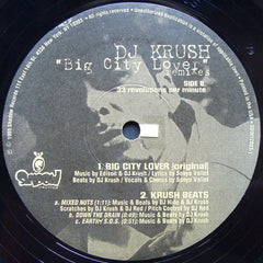 DJ Krush : Big City Lover (Exclusive U.S. Remixes) (12", Single, Whi)