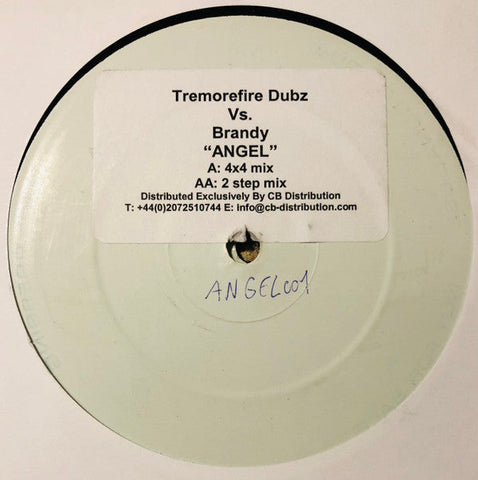 Brandy (2) : Angel (TreMoreFire Dubz Remixes) (12", Unofficial, W/Lbl)
