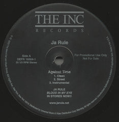 Ja Rule : Against Time / Ni**as & B**ches (12", Promo)