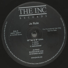 Ja Rule : Against Time / Ni**as & B**ches (12", Promo)