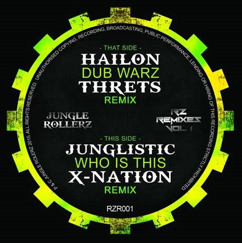 Hailon / Junglistic : RZ Remixes Vol 1 (12")