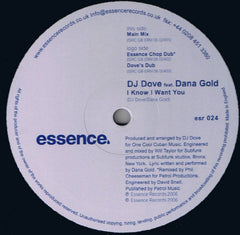 DJ Dove Feat. Dana Gold : I Know I Want You (12")