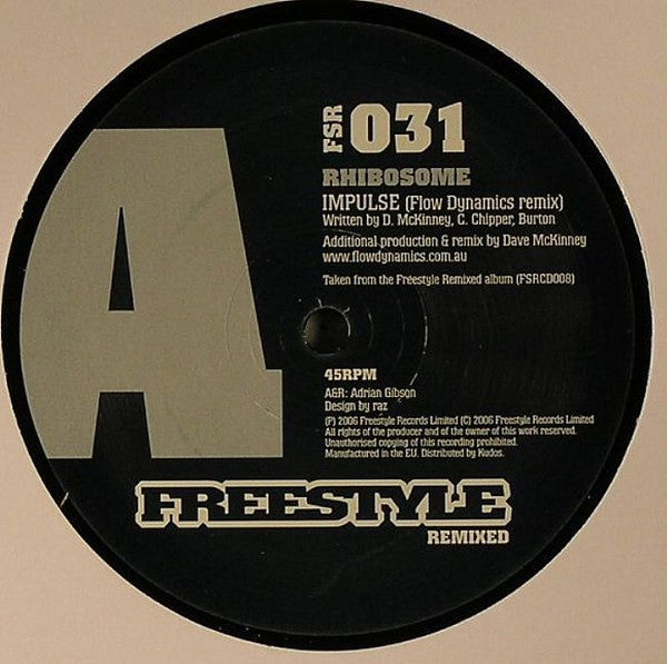 Rhibosome / Reggie Watts : Impulse / Movin' On (12")