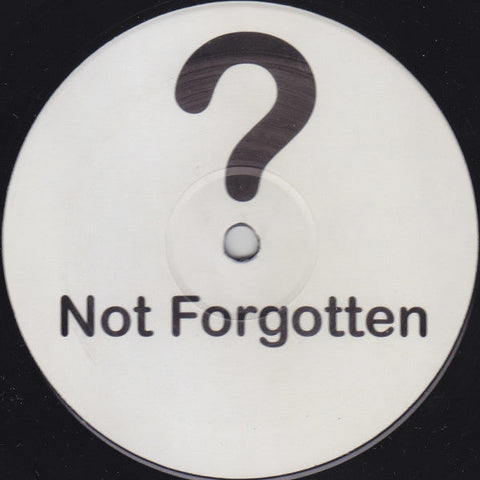 Leftfield : Not Forgotten (12", S/Sided, Unofficial)
