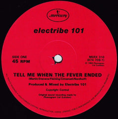 Electribe 101 : Tell Me When The Fever Ended (12")
