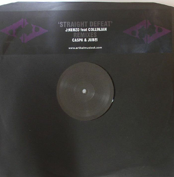 J:Kenzo feat. Collinjah : Straight Defeat Remixes  (12", W/Lbl)