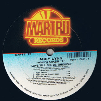 Abby Lynn Featuring Amazin "A"* : Love Will See Us Through (12")