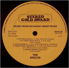 The Discos : Music From Saturday Night Fever (LP, Album)