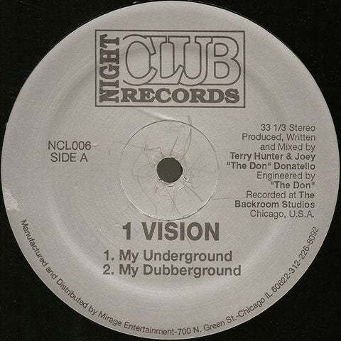 1 Vision : My Underground (12")