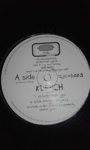 Klench : Club Mango / Slip It In (12", EP, Maxi)