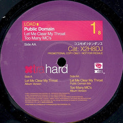 Public Domain : Let Me Clear My Throat (12", Promo)