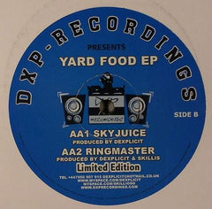 D'Explicit : Yard Food EP (12", EP, Ltd)