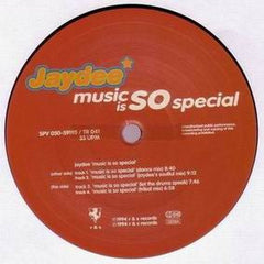 Jaydee : Music Is So Special (12")