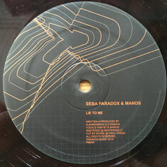 Seba & Paradox & Robert Manos : Because / Lie To Me (12", Red)