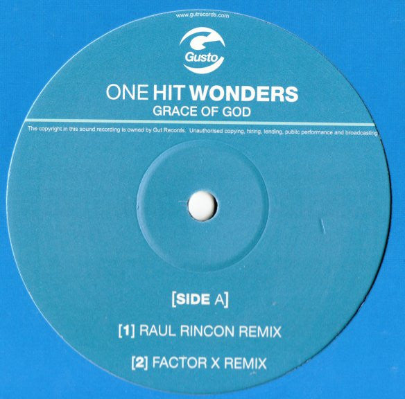 One Hit Wonders (2) : Grace Of God (12")