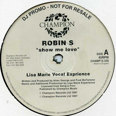 Robin S. : Show Me Love (2x12", Promo)