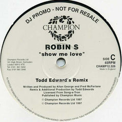 Robin S. : Show Me Love (2x12", Promo)