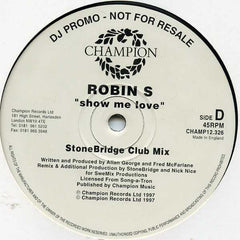 Robin S. : Show Me Love (2x12", Promo)