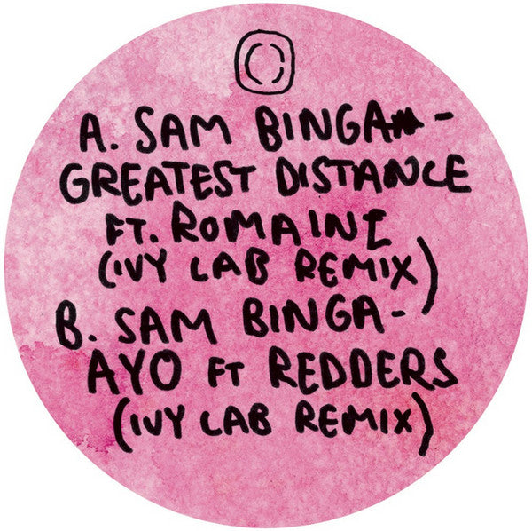 Sam Binga : Greatest Distance / AYO (Ivy Lab Remixes) (10", Ltd)