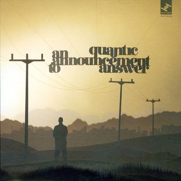 Quantic : An Announcement To Answer (CD, Album)