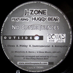 Willus Drummond vs J-Zone : L.A. Vacation / No Consequences (12")