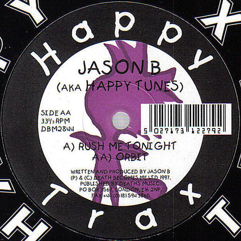 Jason B* : Rush Me Tonight / Orbit (12")