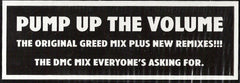 Greed : Pump Up The Volume (12")