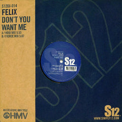 Felix : Don't You Want Me (12", RE)