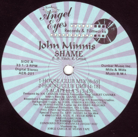John Minnis : Shame (12")