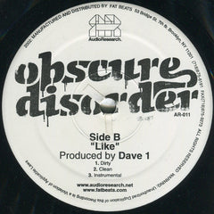 Obscure Disorder : The Grill / Like (12")