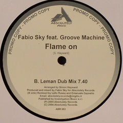 Fabio Sky : Flame On (12", Promo)