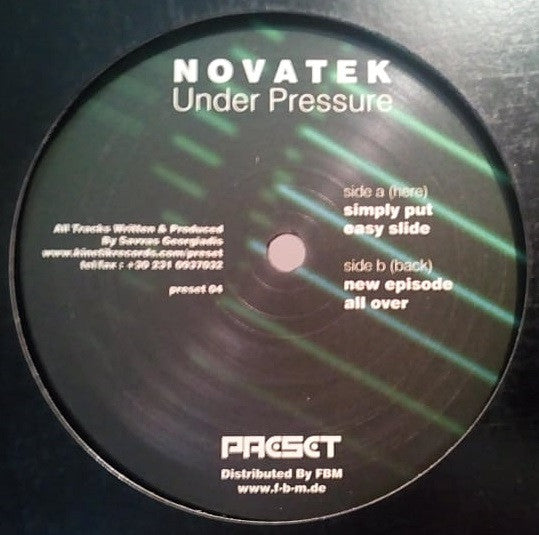 Novatek : Under Pressure (12")