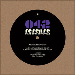 Mako (28) & Mr. Bristow : Stank Soul Edits Vol. 2  (7", Single)
