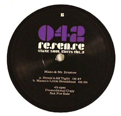 Mako (28) & Mr. Bristow : Stank Soul Edits Vol. 2  (7", Single)