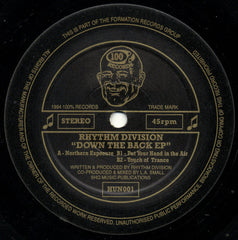 Rhythm Division : Down The Back EP (12", EP)