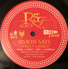 Royce Da 5'9" : Buzzin' / Simon Says (Street Games) (12", Single)