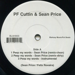 PF Cuttin* & Sean Price : Peep My Words (Remix) (12")