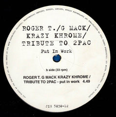 Various : Tribute To 2Pac (12", Single, Comp)