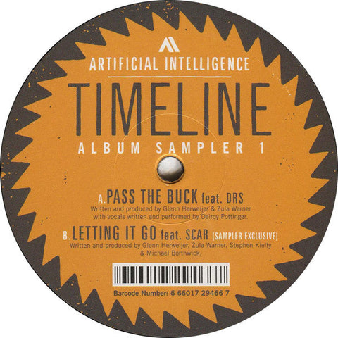 Artificial Intelligence : Timeline Album Sampler 1 (12", Smplr)