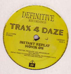 Troy Brown : Trax 4 Daze Vol. 1 (12")