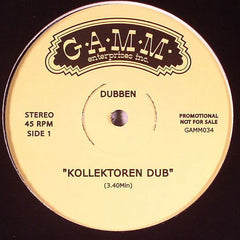 Dubben : Kollektoren Dub / Karameller (12", Promo)