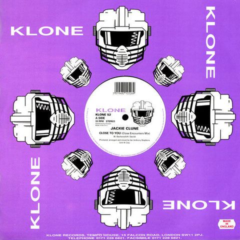 Jackie Clune : Close To You (12")
