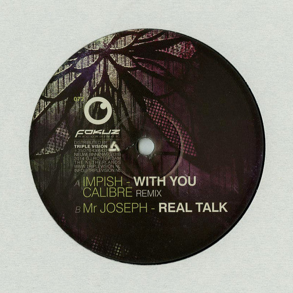 Roman Impish / Mr Joseph : With You (Calibre Remix) / Real Talk (12")