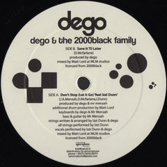 Dego & The 2000Black Family : Don't Stop (Let It Go) (12")